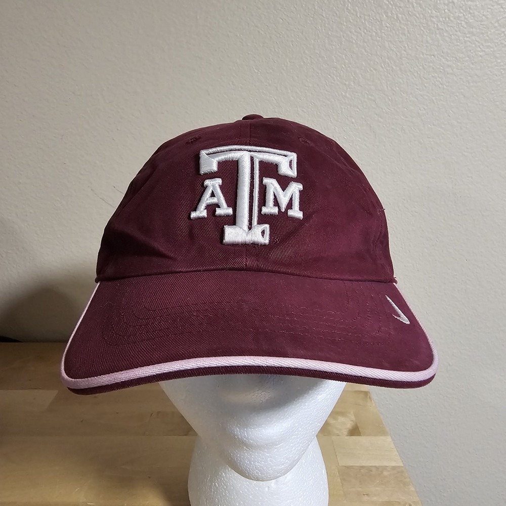 Maroon Embroidered Nike‎ Team Texas A&M Strapback Hat Cap